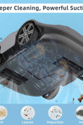 Pool Cleaning Robot in Use – Side View in Pool