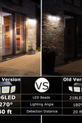 New Adjustable 306 LED Solar Motion Sensor Security Light – Bright, Energy - Efficient Outdoor Security Lighting JY2110 - with | Sold by Uncle Wiener's Wholesale