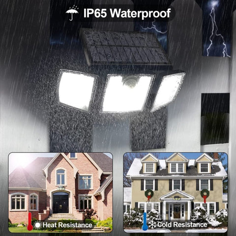 New Adjustable 306 LED Solar Motion Sensor Security Light – Bright, Energy - Efficient Outdoor Security Lighting JY2110 - with | Sold by Uncle Wiener's Wholesale