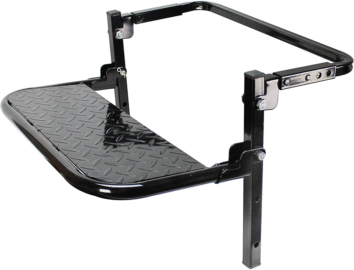 New Step New Adjustable Folding Wheel Step – Universal Tire Step for SUV, Truck ...