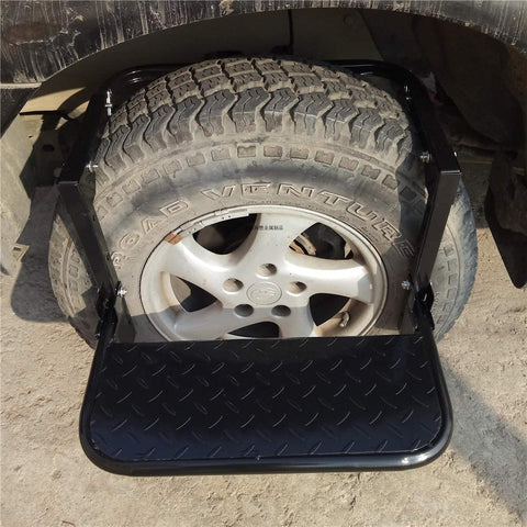 New Adjustable Folding Wheel Step – Universal Tire Step for SUV, Truck & RV Access WT01Z0883 - with | Sold by Uncle Wiener's Wholesale