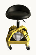 New Adjustable Height Swivel Shop Stool with Casters – Rolling Garage Seat for Workshop & Mechanics 123455 - with | Sold by Uncle Wiener's Wholesale