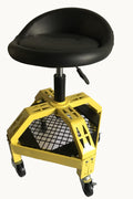 New Adjustable Height Swivel Shop Stool with Casters – Rolling Garage Seat for Workshop & Mechanics 123455 - with | Sold by Uncle Wiener's Wholesale