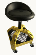 New Adjustable Height Swivel Shop Stool with Casters – Rolling Garage Seat for Workshop & Mechanics 123455 - with | Sold by Uncle Wiener's Wholesale