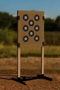 New Adjustable Outdoor Target Stand – Paper Target Holder Base, Fits 1x2 Wood Supports, Includes Clips & Stakes - with | Sold by Uncle Wiener's Wholesale