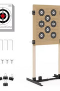 New Adjustable Outdoor Target Stand – Paper Target Holder Base, Fits 1x2 Wood Supports, Includes Clips & Stakes - with | Sold by Uncle Wiener's Wholesale