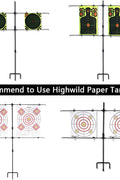 NEW Adjustable Paper Target Stand Frame with 8 Clips S1276 - with | Sold by Uncle Wiener's Wholesale