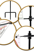 NEW Adjustable Paper Target Stand Frame with 8 Clips S1276 - with | Sold by Uncle Wiener's Wholesale