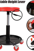 New Adjustable Rolling Garage Stool with Tool Tray – Heavy - Duty Mobile Workshop Seat S1247 - with | Sold by Uncle Wiener's Wholesale