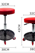 New Adjustable Rolling Garage Stool with Tool Tray – Heavy - Duty Mobile Workshop Seat S1247 - with | Sold by Uncle Wiener's Wholesale