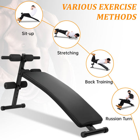 New Adjustable Sit - Up Bench – 330 lbs Capacity Ab Workout Bench for Home Gym Foldable, 4 - Level Height AMEEB101 - with | Sold by Uncle Wiener's Wholesale