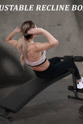 New Adjustable Sit - Up Bench – 330 lbs Capacity Ab Workout Bench for Home Gym Foldable, 4 - Level Height AMEEB101 - with | Sold by Uncle Wiener's Wholesale