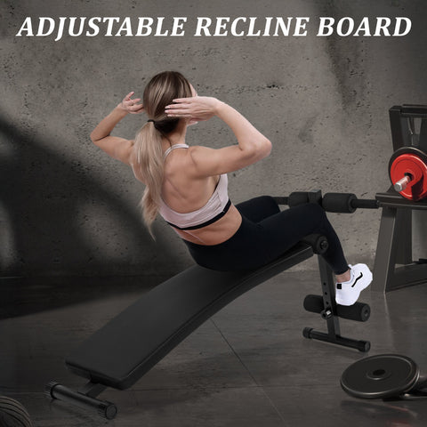 New Adjustable Sit - Up Bench – 330 lbs Capacity Ab Workout Bench for Home Gym Foldable, 4 - Level Height AMEEB101 - with | Sold by Uncle Wiener's Wholesale