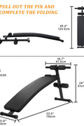 New Adjustable Sit - Up Bench – 330 lbs Capacity Ab Workout Bench for Home Gym Foldable, 4 - Level Height AMEEB101 - with | Sold by Uncle Wiener's Wholesale