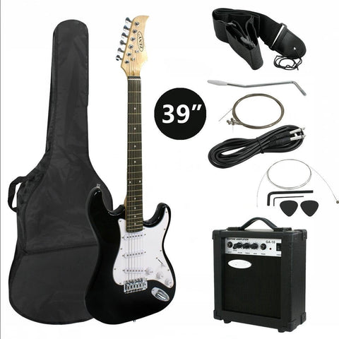 New Adult Electric Guitar Package Set – Full - Size Beginner Kit with Amplifier & Accessories EGS11 - with | Sold by Uncle Wiener's Wholesale