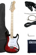 New Adult Electric Guitar Package Set – Full - Size Beginner Kit with Amplifier & Accessories EGS11 - with | Sold by Uncle Wiener's Wholesale