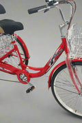 26-inch adult trike showing durable steel frame and comfortable seat