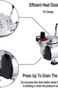 New Airbrush Compressor Kit – Multi - Purpose Paint, Body Art, Tattoo & Cake Decorating Set AC18B - with | Sold by Uncle Wiener's Wholesale