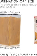 Chalkboard labels and marker included with airtight food container set