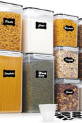 Full pantry organization kit with airtight storage containers