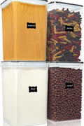 BPA-free airtight food storage containers set for pantry organization