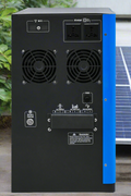 5 kW solar lithium generator inverter with LCD interface
Complete off-grid solar power system with 12 roof-mounted panels
MPPT solar charge controller with accessories and cabling
5000W solar power kit with LiFePO4 battery and panel array