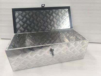 Heavy-Duty Aluminum Lockable Tool Box Open View

Lightweight Aluminum Storage Chest for Tools

Truck Bed Lockable Aluminum Tool Storage Box
