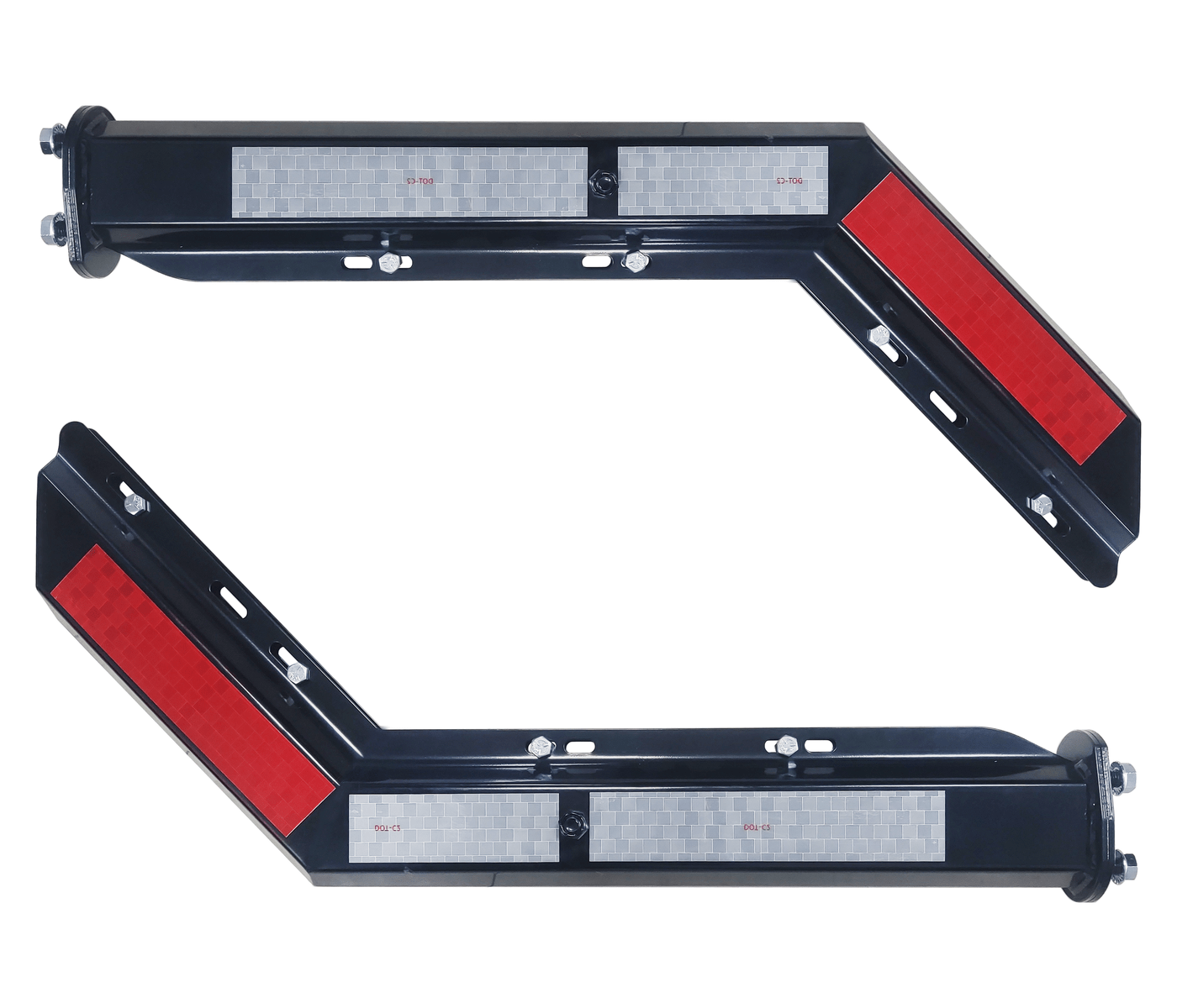 New Angled Black Mud Flap Hanger Bracket Kit – Anti - Spray Mounting Set for Trucks & Trailers SYTBK301 - with | Sold by Uncle Wiener's Wholesale