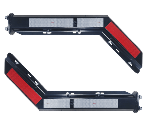 New Angled Black Mud Flap Hanger Bracket Kit – Anti - Spray Mounting Set for Trucks & Trailers SYTBK301 - with | Sold by Uncle Wiener's Wholesale