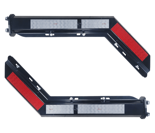 New Angled Black Mud Flap Hanger Bracket Kit – Anti - Spray Mounting Set for Trucks & Trailers SYTBK301 - with | Sold by Uncle Wiener's Wholesale
