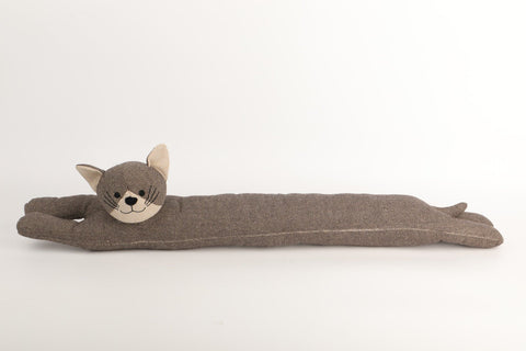 New Animal - Themed Weighted Door Stoppers – Kitty, Pig, Dog & Owl Designs - with Stretch Kitty Draft Blocker Stopper | Sold by Uncle Wiener's Wholesale