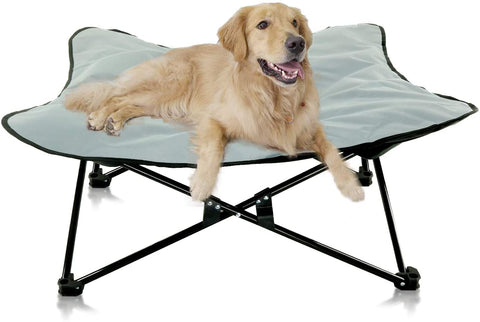 New arge Portable Elevated Dog Bed – Folding Pet Cot for Indoor & Outdoor Use 110842 - with | Sold by Uncle Wiener's Wholesale