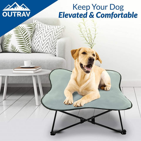 New arge Portable Elevated Dog Bed – Folding Pet Cot for Indoor & Outdoor Use 110842 - with | Sold by Uncle Wiener's Wholesale