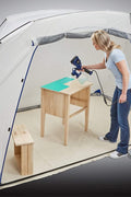 New arge Portable Paint Spray Shelter Booth – Overspray Protection, Easy Setup & Ventilated Design for DIY & Professional Use 4251135 - with | Sold by Uncle Wiener's Wholesale