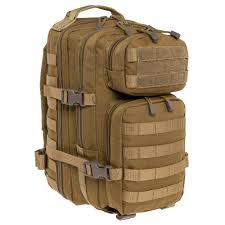 New Assault Tactical Backpack – Military - Grade, Waterproof, MOLLE Compatible Gear Bag - with TAN T | Sold by Uncle Wiener's Wholesale