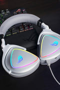 ASUS ROG Delta Gaming Headset – Ear Cup Closeup