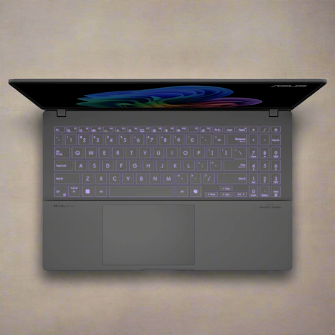 ASUS S15 Copilot+ Slim Design – Keyboard and Screen