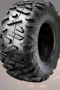 ATV mud tire profile with deep lug pattern

Sidewall view of ATV radial tire 27x10-14

Front view of tread design for all-terrain performance

UTV tire side-by-side with deep mud grooves

Radial ATV tire mounted on utility rim