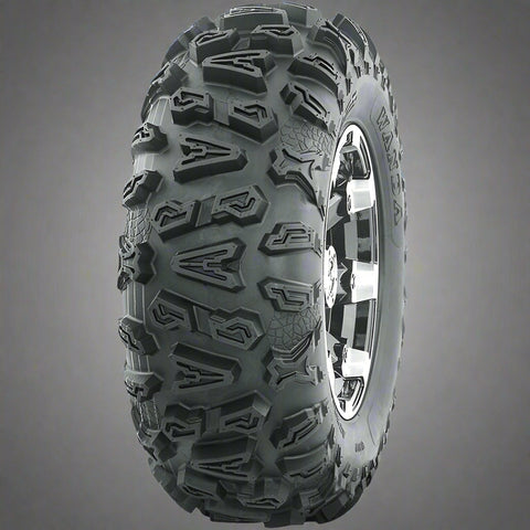 ATV mud tire profile with deep lug pattern

Sidewall view of ATV radial tire 27x10-14

Front view of tread design for all-terrain performance

UTV tire side-by-side with deep mud grooves

Radial ATV tire mounted on utility rim