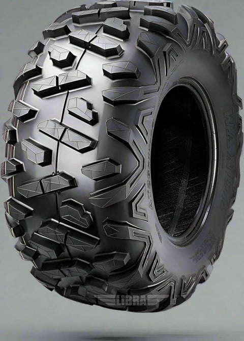 ATV mud tire profile with deep lug pattern

Sidewall view of ATV radial tire 27x10-14

Front view of tread design for all-terrain performance

UTV tire side-by-side with deep mud grooves

Radial ATV tire mounted on utility rim