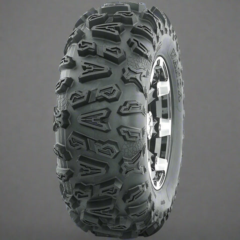 ATV mud tire profile with deep lug pattern

Sidewall view of ATV radial tire 27x10-14

Front view of tread design for all-terrain performance

UTV tire side-by-side with deep mud grooves

Radial ATV tire mounted on utility rim