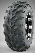ATV mud tire profile with deep lug pattern

Sidewall view of ATV radial tire 27x10-14

Front view of tread design for all-terrain performance

UTV tire side-by-side with deep mud grooves

Radial ATV tire mounted on utility rim