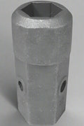“Auger bit repair hub for 2 inch hex shaft with 5/8 and 3/4 inch pin holes”

“Heavy-duty cast steel auger hub for post hole digger repair”

“Skid steer auger repair tool – hex female hub with dual pin compatibility”