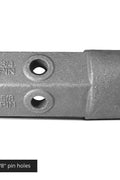 “Auger bit repair hub for 2 inch hex shaft with 5/8 and 3/4 inch pin holes”

“Heavy-duty cast steel auger hub for post hole digger repair”

“Skid steer auger repair tool – hex female hub with dual pin compatibility”