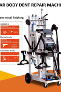 Auto Body Dent Repair Welding Machine F90ESS front view
F90ESS Spot Welder with 3800A output and accessories
Professional auto panel dent pulling machine with display
Tool selection options for F90ESS spot welder
Auto repair welding machine for body shops and garages