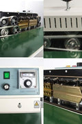 Commercial band sealer with conveyor – front view

Food bag sealing machine with print feature

Industrial automatic sealer in green

FR880 band sealer machine close-up