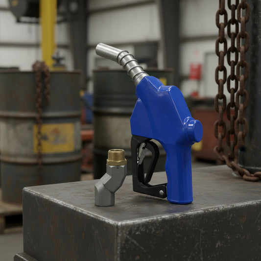 New Automatic Fuel Nozzle Kit with 360° Swivel – 3/4” & 1” NPT Auto Shut - Off Refueling Nozzles for Diesel, Gasoline, Kerosene - with 3/4" NPT | Sold by Uncle Wiener's Wholesale