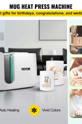 NEW Automatic One Touch Mug Printing Heat Press 11–15 oz 523559 – Smart Sublimation Cup Press Machine - with | Sold by Uncle Wiener's Wholesale