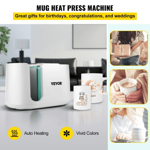 NEW Automatic One Touch Mug Printing Heat Press 11–15 oz 523559 – Smart Sublimation Cup Press Machine - with | Sold by Uncle Wiener's Wholesale
