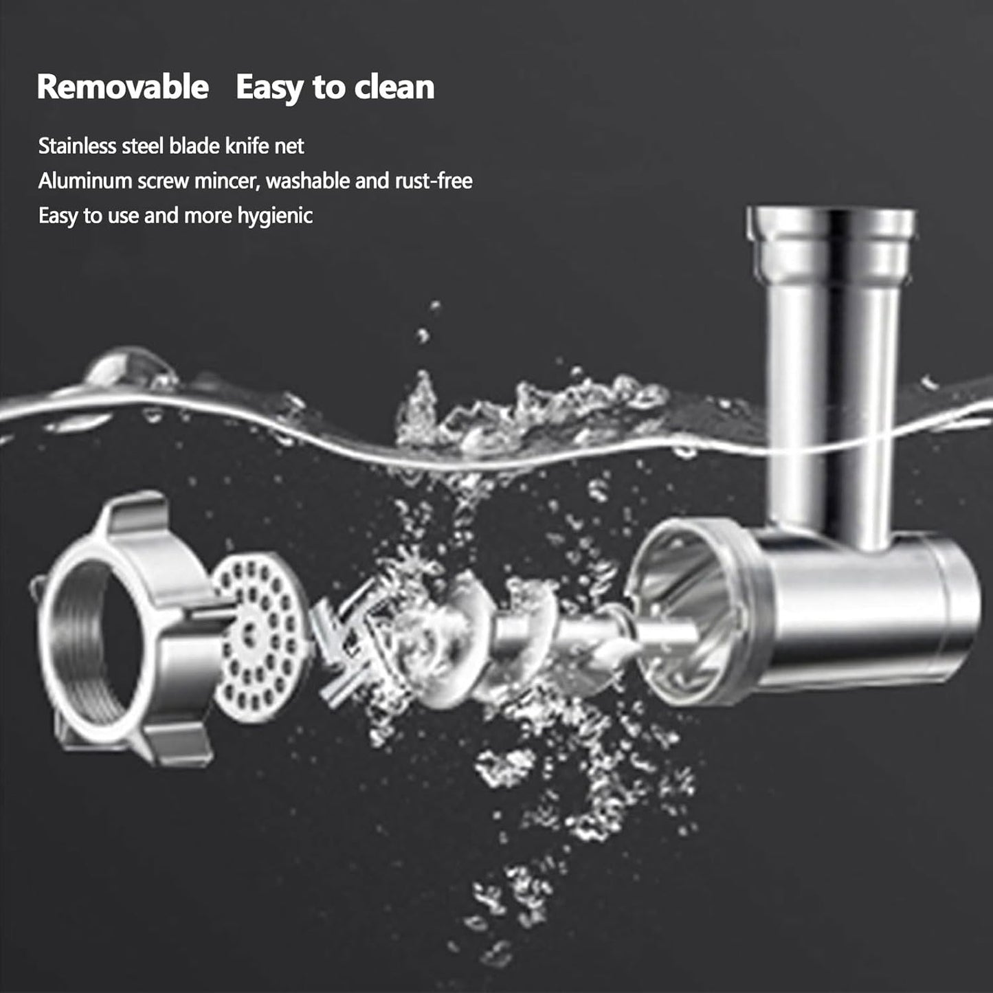 "800W Automatic Electric Meat Grinder with Sausage Stuffer Attachment"

"Heavy Duty Stainless Steel Meat Grinder for Kitchen Use"

"Electric Food Processor for Meat Grinding and Sausage Making"

"Home Kitchen Meat Grinder and Sausage Stuffer Machine"

